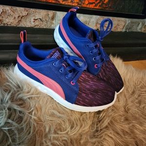 PUMA 188231-02 Blue Purple Pink Sneakers Size 7